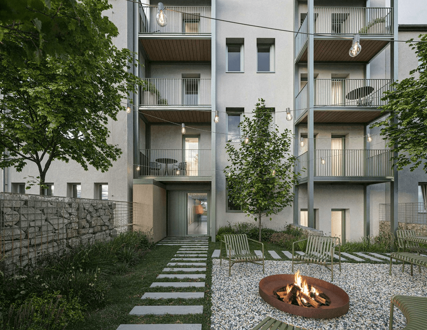 Moderní bytový komplex V Suchu v Ledenické ulici, České Budějovice